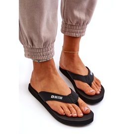 Tongs légères en mousse pour femmes Big Star NN274A718 Noir le noir 2