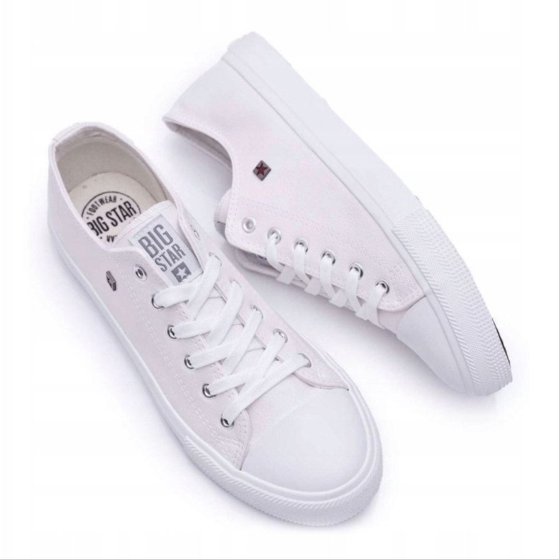 Baskets Basses Homme Big Star Blanc V174347 blanche 3 Baskets Basses Homme Big Star Blanc V174347 blanche 3