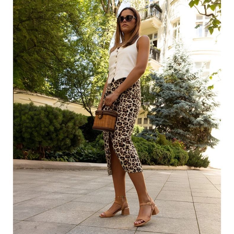 Sandales à talons marron Madea brun 2