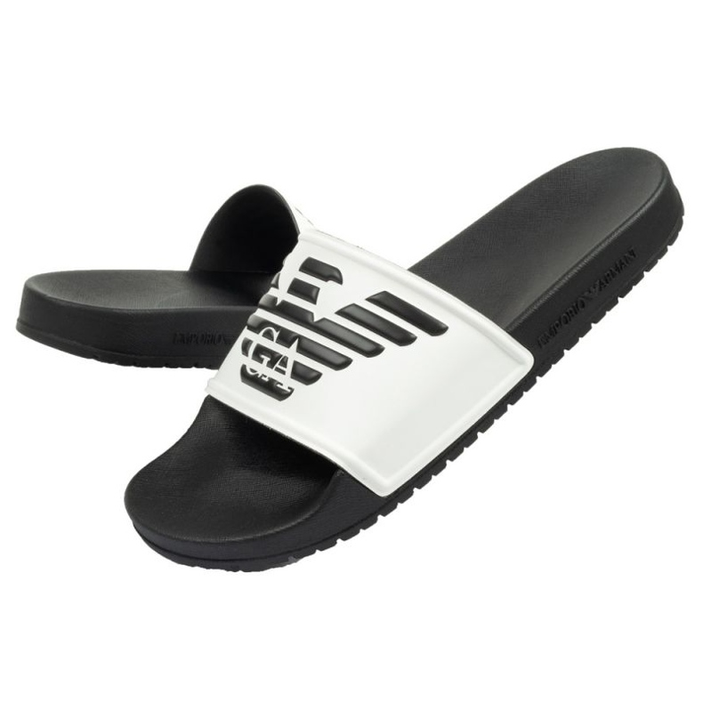 Tongs Emporio Armani XVPS04D 287 blanc 1