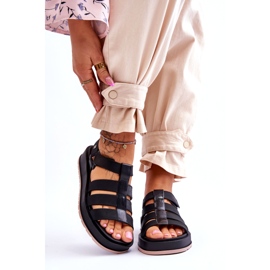 Sandales Velcro végétaliennes pour femmes ZAXY JJ285017 le noir 1 Sandales Velcro végétaliennes pour femmes ZAXY JJ285017 le noir 1