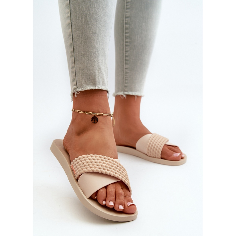 Tongs plates pour femmes 83244 Ipanema Street Ii Fem Beige 2