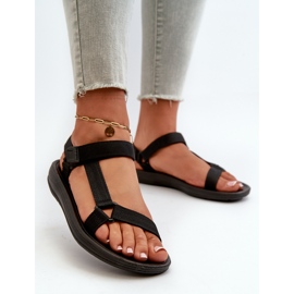 Sandales De Sport Pour Femmes Avec Velcro Noir Vilari 2