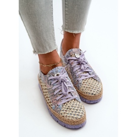 Chaussures en cuir pour femmes Maciejka 05897-05 Violet 7