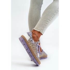 Chaussures en cuir pour femmes Maciejka 05897-05 Violet 8