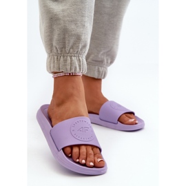 Tongs pour femmes 4FMM00FFLIF045-52S Violet 2