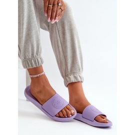 Tongs pour femmes 4FMM00FFLIF045-52S Violet 9