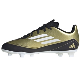 Chaussures Adidas F50 Club Messi Jr FxG IG9319 doré 1