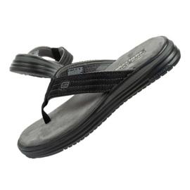 Skechers Proven M tongs 204577 Blk le noir 1
