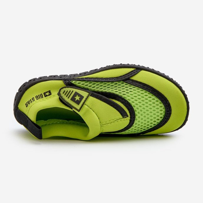 Chaussures d'eau pour enfants jaune Big Star NN374468 2