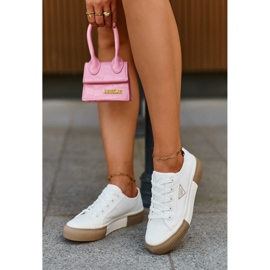 Baskets basses femme blanches Enalae 2