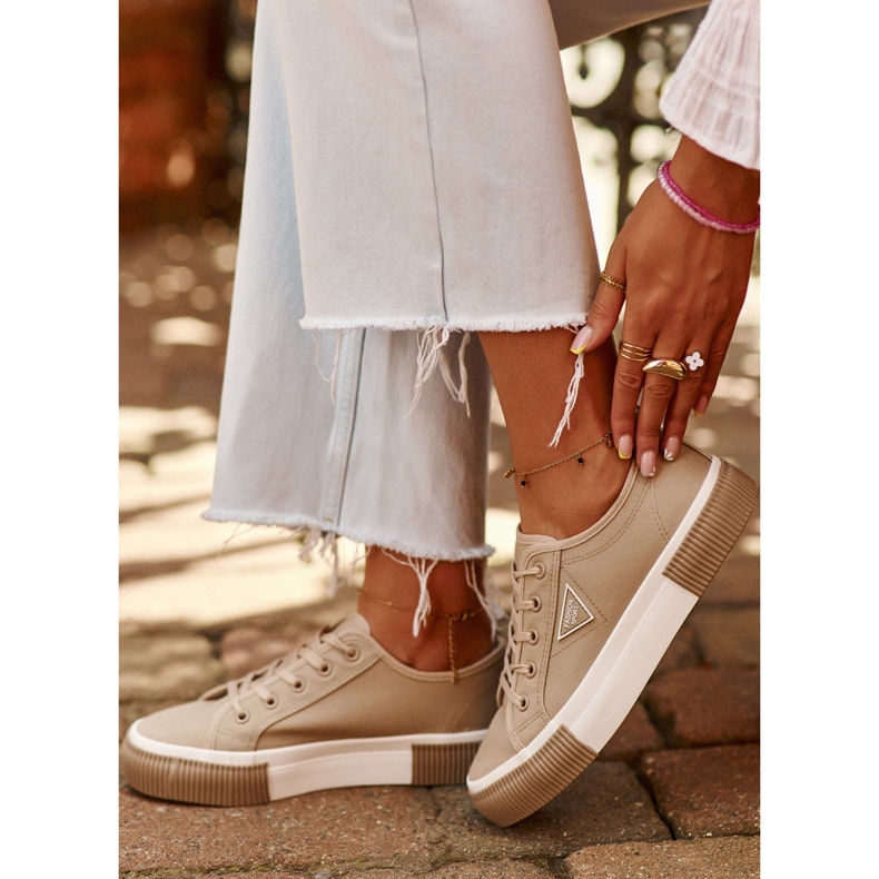Baskets basses femme marron Enalae brun 1 Baskets basses femme marron Enalae brun 1