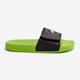 Tongs Garçon 4FJMM00FFLIM043-72N Noir-Vert le noir 7