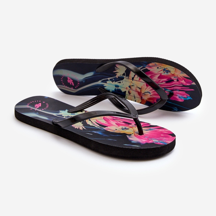 Tongs à motifs pour femmes Tongs 4FRMM00FFLIF138-90S Multicolore 1