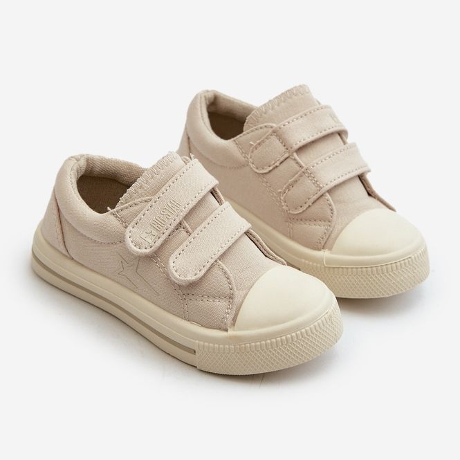 Baskets Velcro Enfant Big Star NN374112 Beige 1