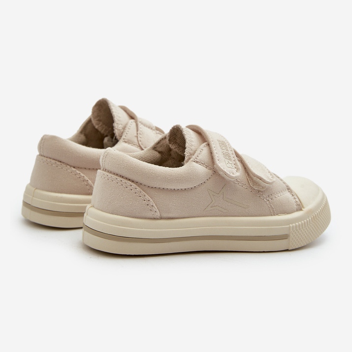 Baskets Velcro Enfant Big Star NN374112 Beige 2