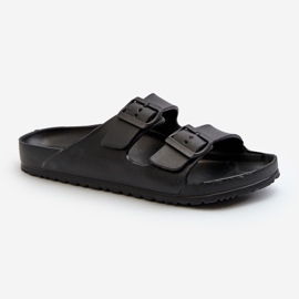 Tongs légères en mousse avec boucles pour hommes, noir Avatara le noir 5