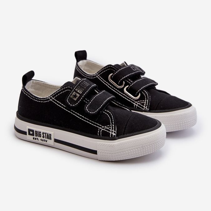 Baskets Velcro Enfant Big Star LL374015 Noir le noir 1 Baskets Velcro Enfant Big Star LL374015 Noir le noir 1