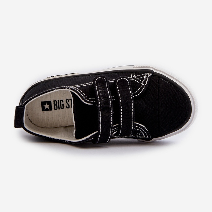 Baskets Velcro Enfant Big Star LL374015 Noir le noir 2