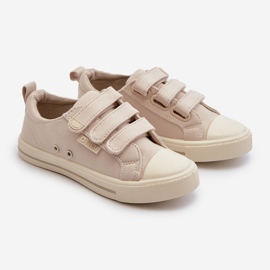 Baskets Velcro Enfant Big Star NN374119 Beige 1 Baskets Velcro Enfant Big Star NN374119 Beige 1