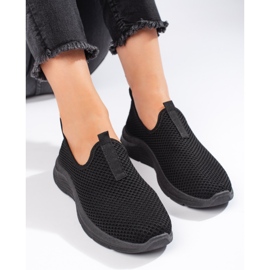 Baskets textiles noires le noir 3