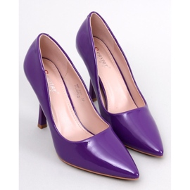 Escarpins Anika violets laqués, femmes 1