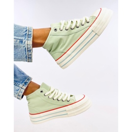 Puell Baskets à plateforme bleues vert 5