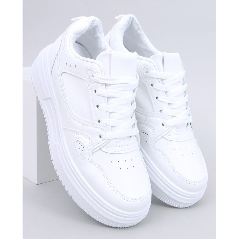 Baskets femme Tixis All White blanche 1