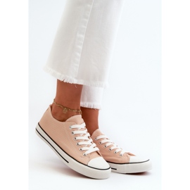 Baskets basses classiques femme rose Caelira 1 Baskets basses classiques femme rose Caelira 1
