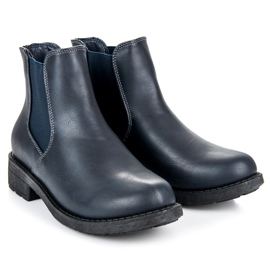 Licean Bottines Chelsea bleu marine pour l'automne 1