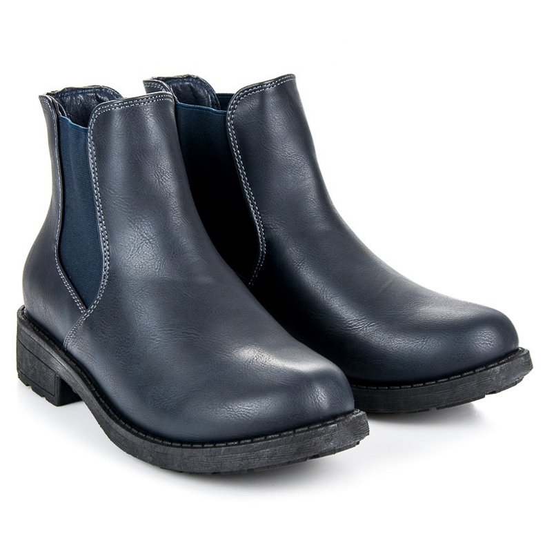 Licean Bottines Chelsea bleu marine pour l'automne 1