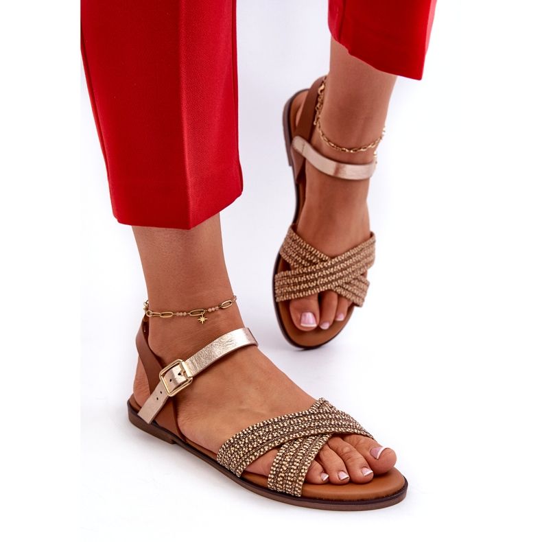 S.Barski MY923, Sandales Plates pour Femme, Marron brun 2 S.Barski MY923, Sandales Plates pour Femme, Marron brun 2