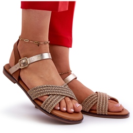 S.Barski MY923, Sandales Plates pour Femme, Marron brun 4 S.Barski MY923, Sandales Plates pour Femme, Marron brun 4