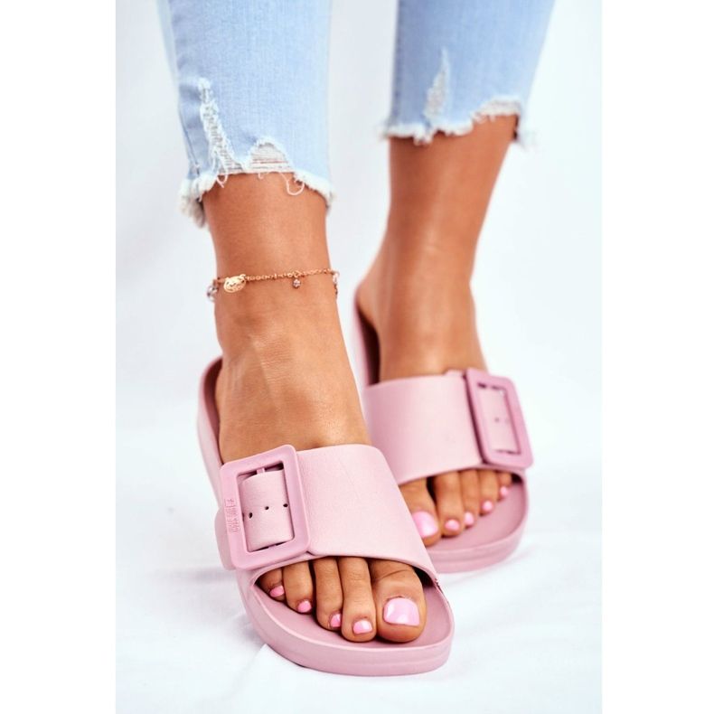 Chaussons Femme Big Star avec Boucle Rose FF274A387 3 Chaussons Femme Big Star avec Boucle Rose FF274A387 3