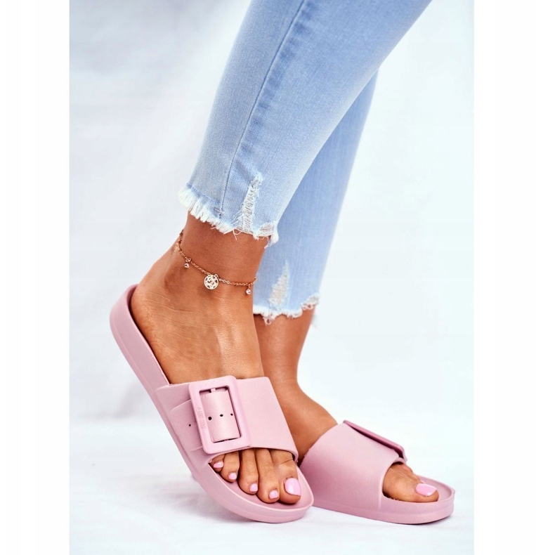 Chaussons Femme Big Star avec Boucle Rose FF274A387 1 Chaussons Femme Big Star avec Boucle Rose FF274A387 1