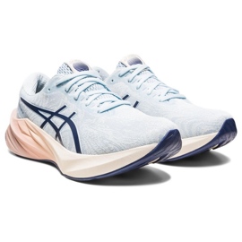 Chaussures Asics Novablast 3 1012B492-400 blanche 1 Chaussures Asics Novablast 3 1012B492-400 blanche 1