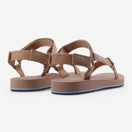 Sandales de sport pour femmes 4FRSS24FSANF054-83S Beige 1 Sandales de sport pour femmes 4FRSS24FSANF054-83S Beige 1