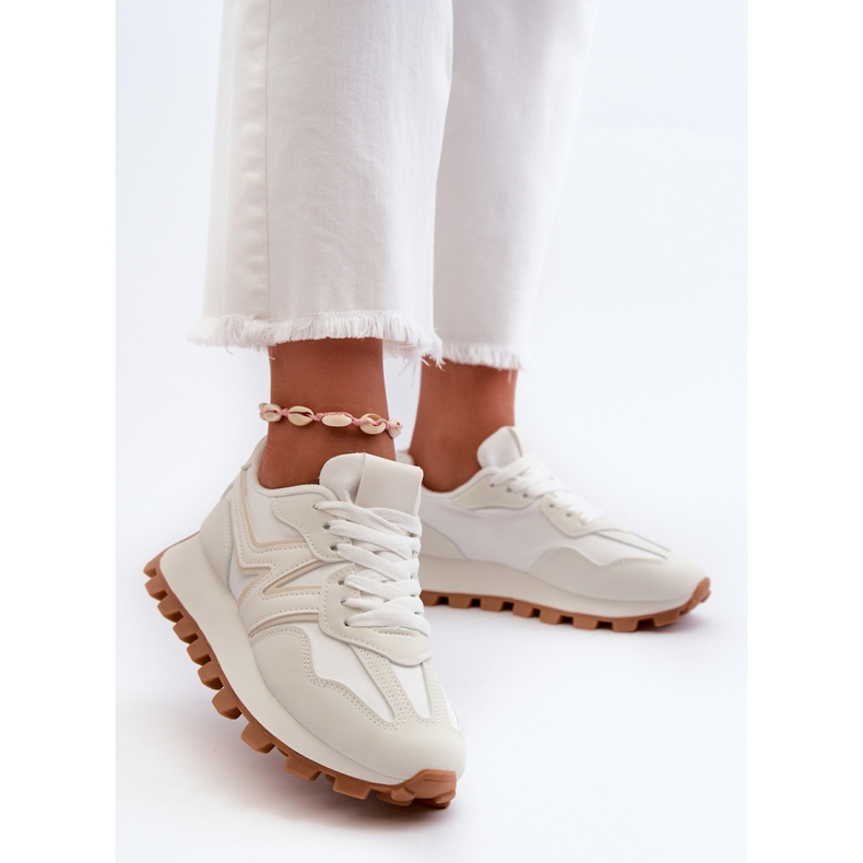 Baskets Chaussures De Sport Femme Blanc Kalelia blanche 2