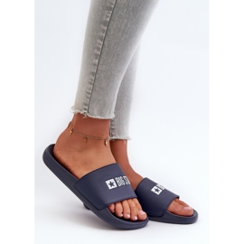 Tongs Légères Femme Big Star NN274A658 Bleu Marine 1