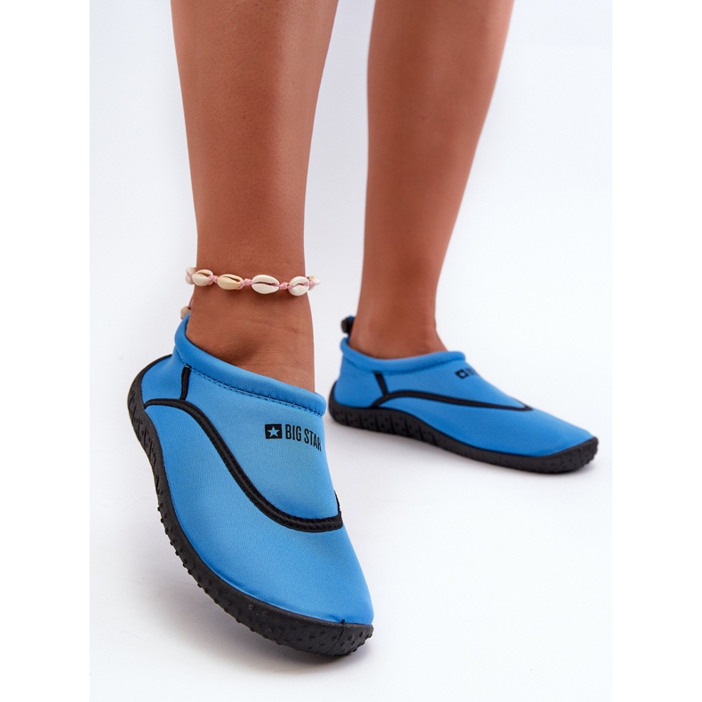 Chaussures d'eau pour femmes bleu Big Star NN274A802 2 Chaussures d'eau pour femmes bleu Big Star NN274A802 2