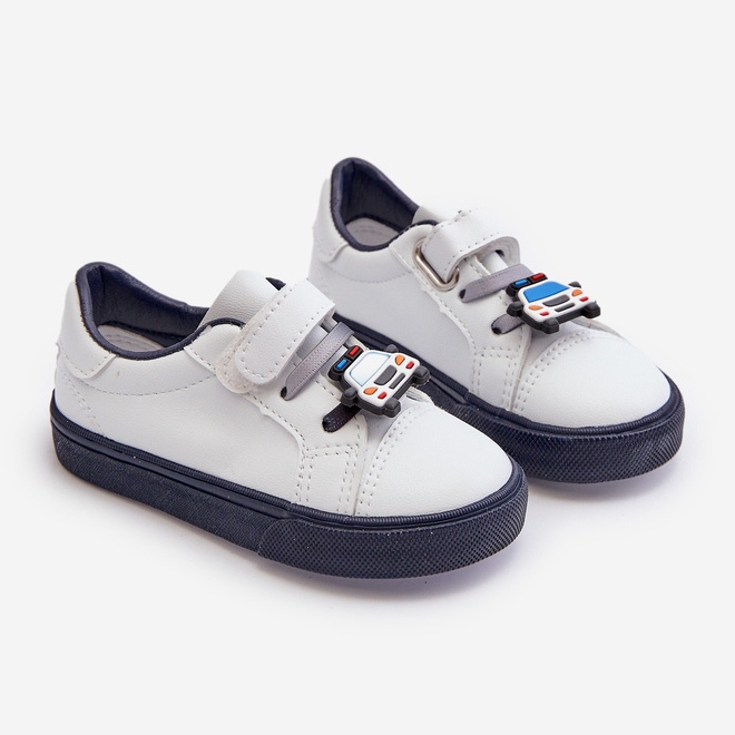 Baskets Enfant Baskets à Epingle Blanc et Bleu Marine Pennyn blanche 2 Baskets Enfant Baskets à Epingle Blanc et Bleu Marine Pennyn blanche 2