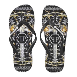 Tongs homme Philipp Plein M IMPS901 noir 1