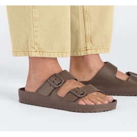 Birkenstock tongs Arizona M 1027328 brun 1
