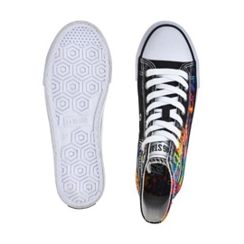 Baskets femme - 30. Pol'and'Rock x Big Star OO274A700 - Précommande le noir 1