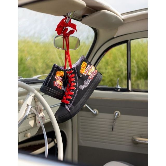 Baskets femme - 30. Pol'and'Rock x Big Star OO274A701 - Pré-commande le noir 2