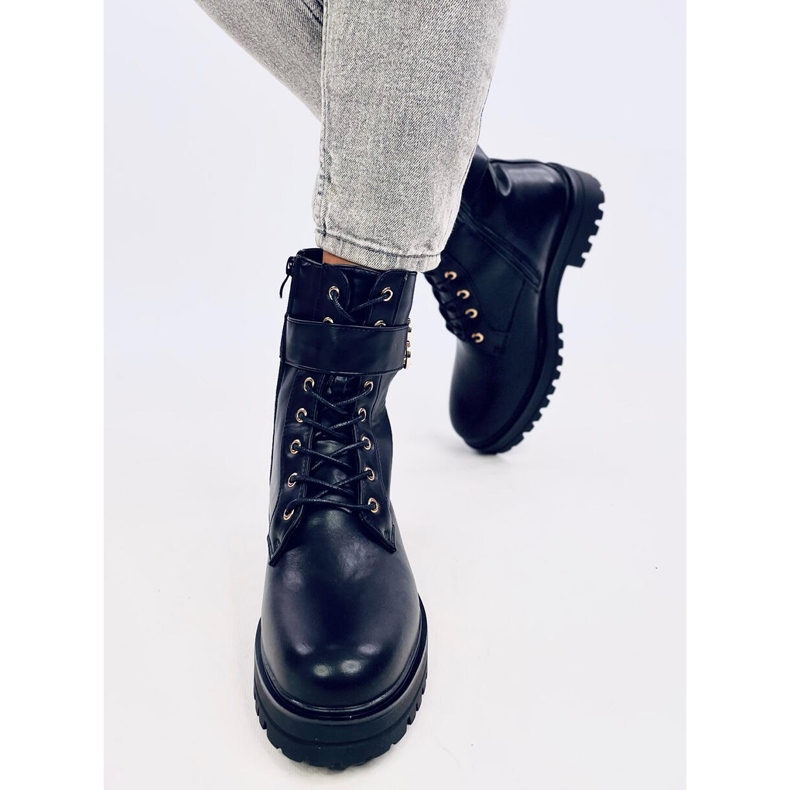 Bottes Militaires Vicky Noir le noir 1