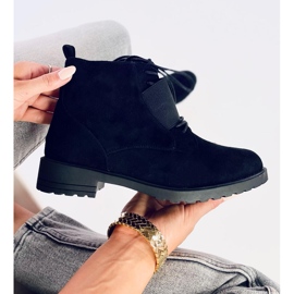 Bottines à lacets Anja Noir 1