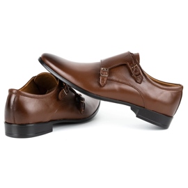 Olivier Chaussures habillées en cuir Monki 287LU marron brun 5