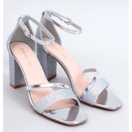 Paolis Silver sandales formelles à talons hauts argent 1