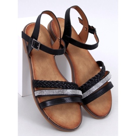 Pasini Sandales femme noires le noir 1